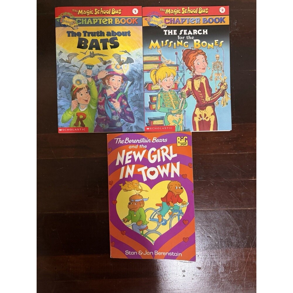 Vintage Kids Chapter Books - The Magic School Bus & The Berenstain Bears - 3